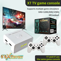 Coopreme X7 128G 256G Linux System Y7 4K Video Game Console LPDDR4 2GB TV Box Wireless Controller Retro Game 10000+ Support PSP