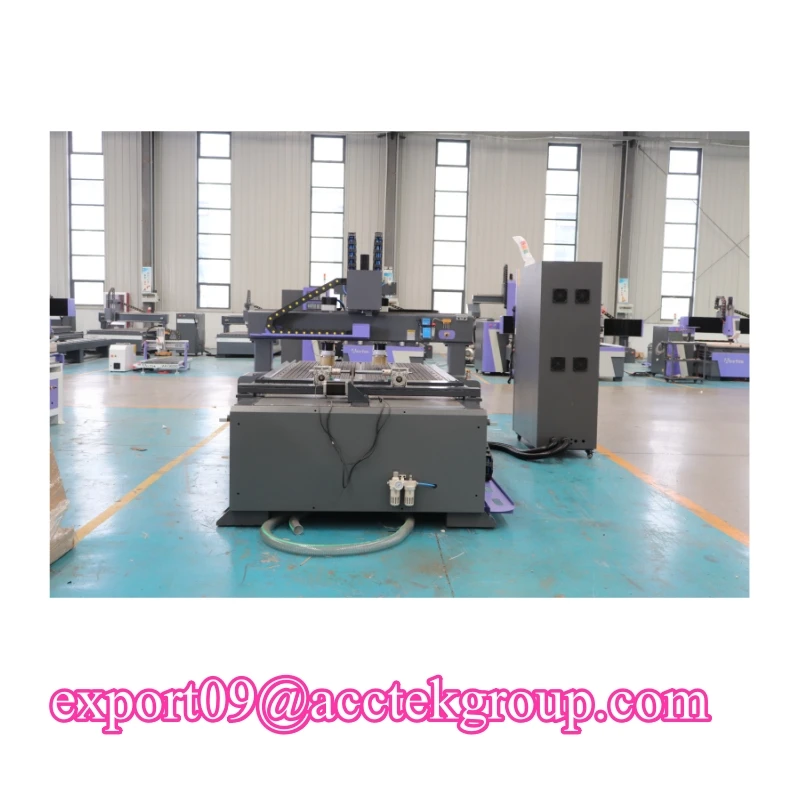 AccTek CNC Wood Milling Machine With Double Spindles 1300*2500mm Wood MDF Engraving Cutting Machine 1530 2030 2040