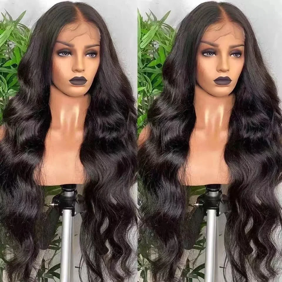 Body Wave Wig Long Wavy Wig Woman Hair Wig Black Wig 24inches