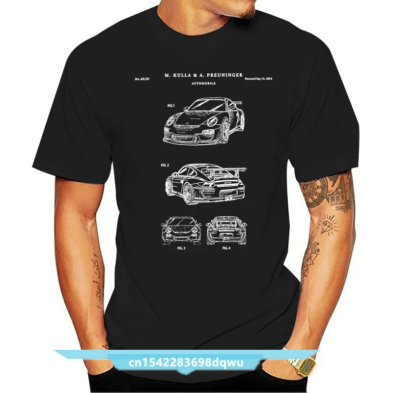 

Sports Car Patent T Shirt Car Shirt Teen Room Shirt Automotive T Shirt Gift For Dad Boy Gift Car Blueprint QS306 Men T Shirt