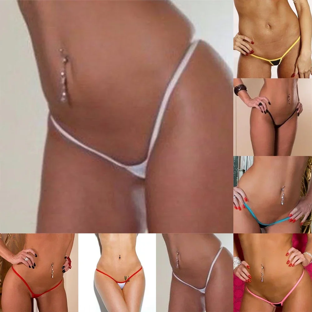 Women Sexy Thongs Low Waist G-string Panties Breathable Female Thin Strap Underwear Comfort Ladies Sexy Lingerie