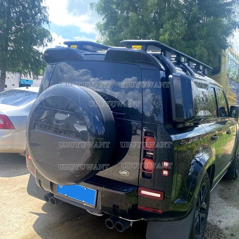 

New Design For Land Rover Defender 90/110 High Quality ABS Car Roof Wing Spoiler Glossy Black Or Carbon Fibe Look 2019-2024