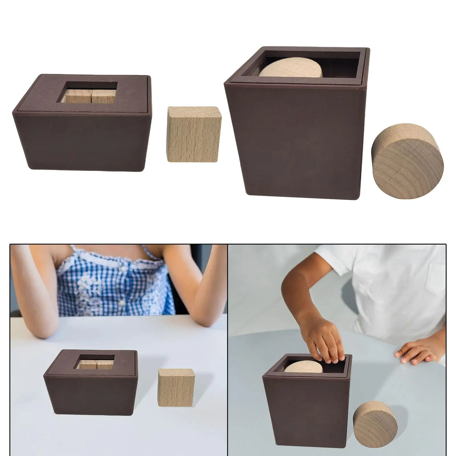 

Wooden Brain Teaser Puzzle Cube Educational Toy Problem Solving Relaxing for Friend Children Teens Ages 6 above Party Toy