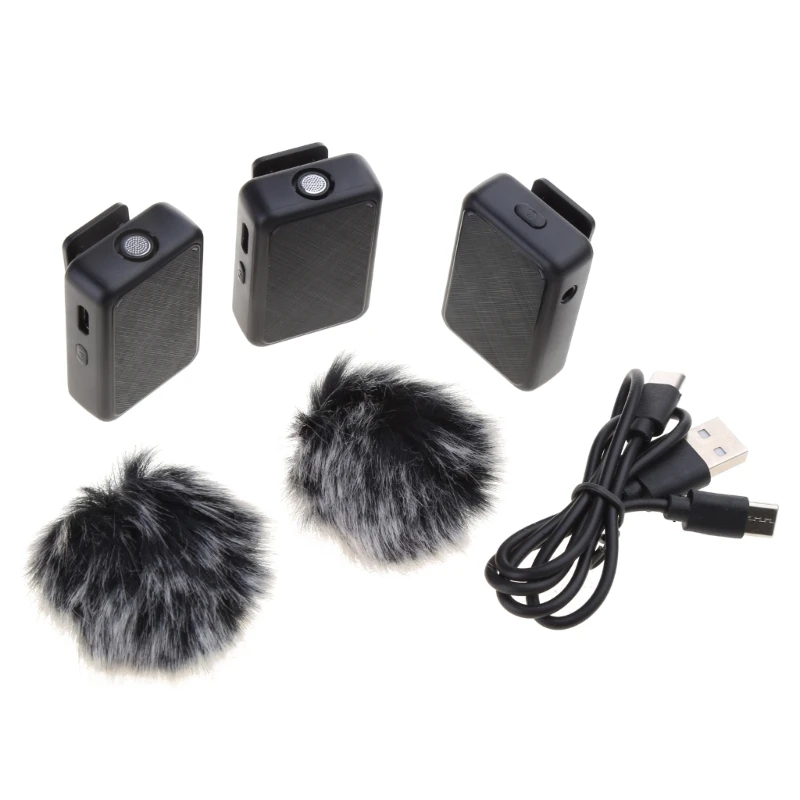 

Action Camera Connector Wireless Microphone Adapter External Mic for Improved Sound Quality for 360X3/ONEX2 Dropship