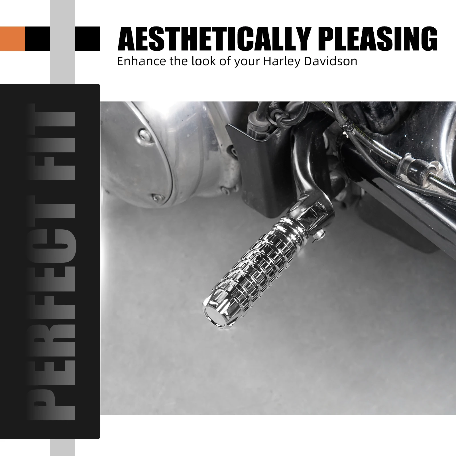Beifahrerfußraste für Harley Sportster 883 XL883R Sportster 1200 XL1200C Iron 883 XL883N 2014–2020 Iron 1200 XL1200NS 2018–2021 – Detail 21