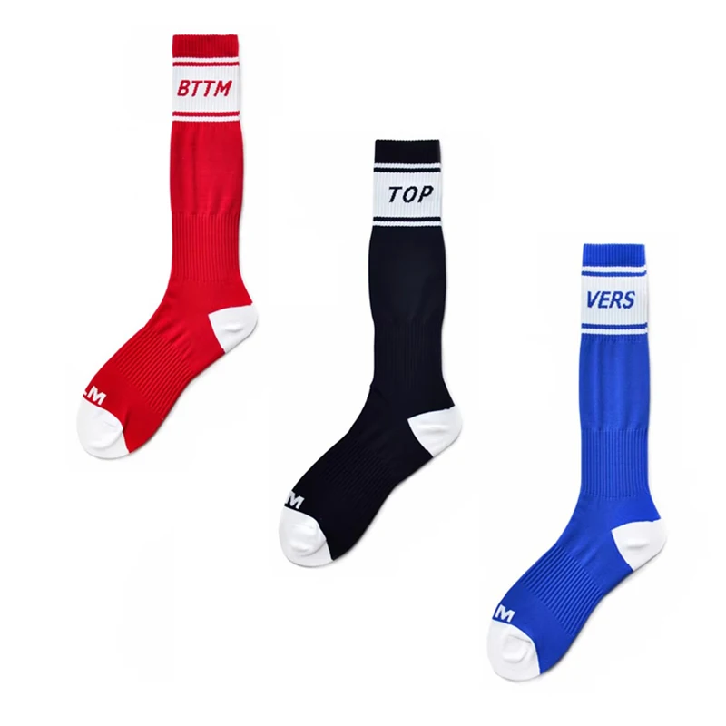 3/6 PACK Men's Nylon Socks Sports Comfortable Socks Football Long Tube Cadeau Homme Skarpetki Calcetines Hombre Meias