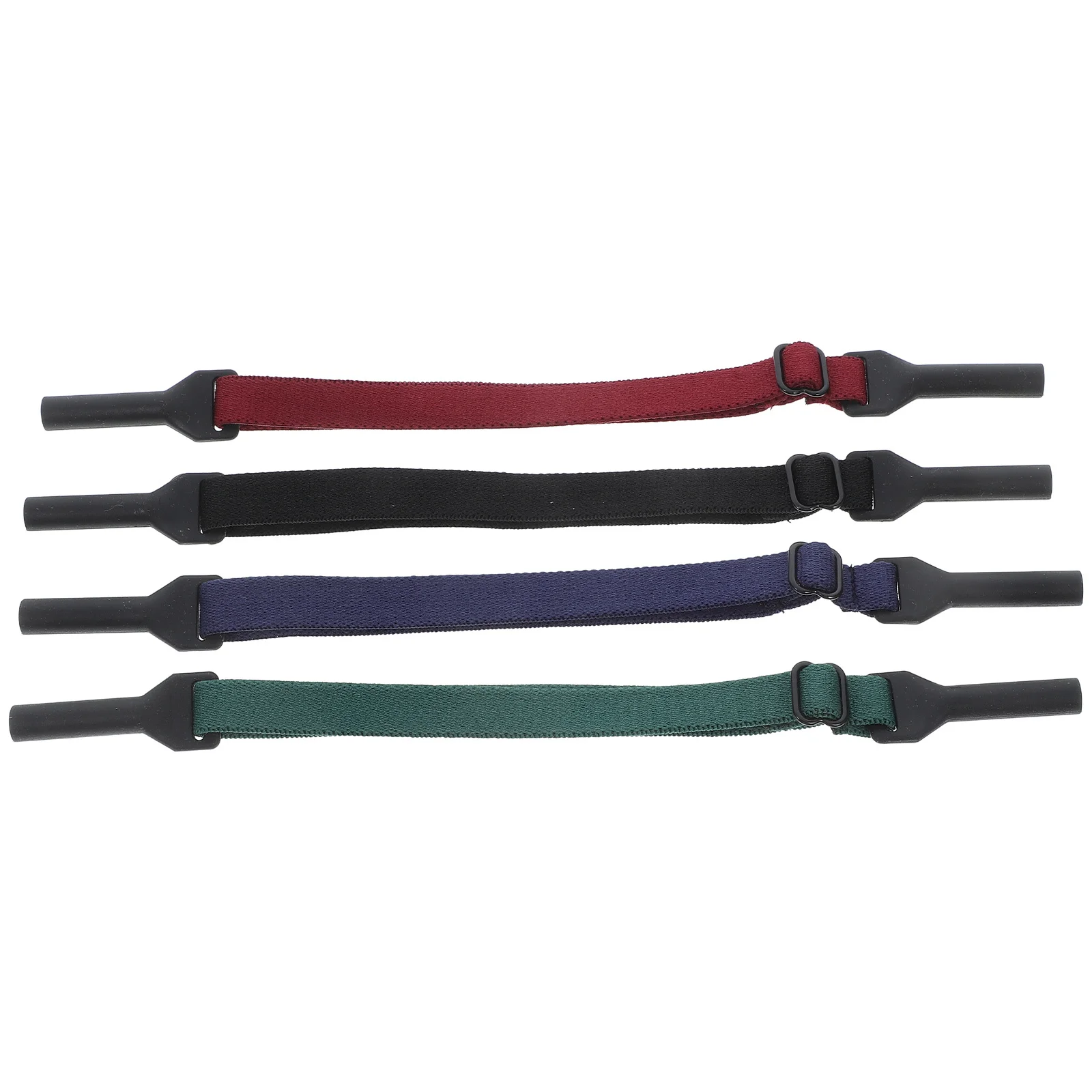 

4Pcs Adjustable Elastic Glasses Strap Anti Slip Sports Strap for Running Outdoor Sunglasses Holder Sunglasses Holder