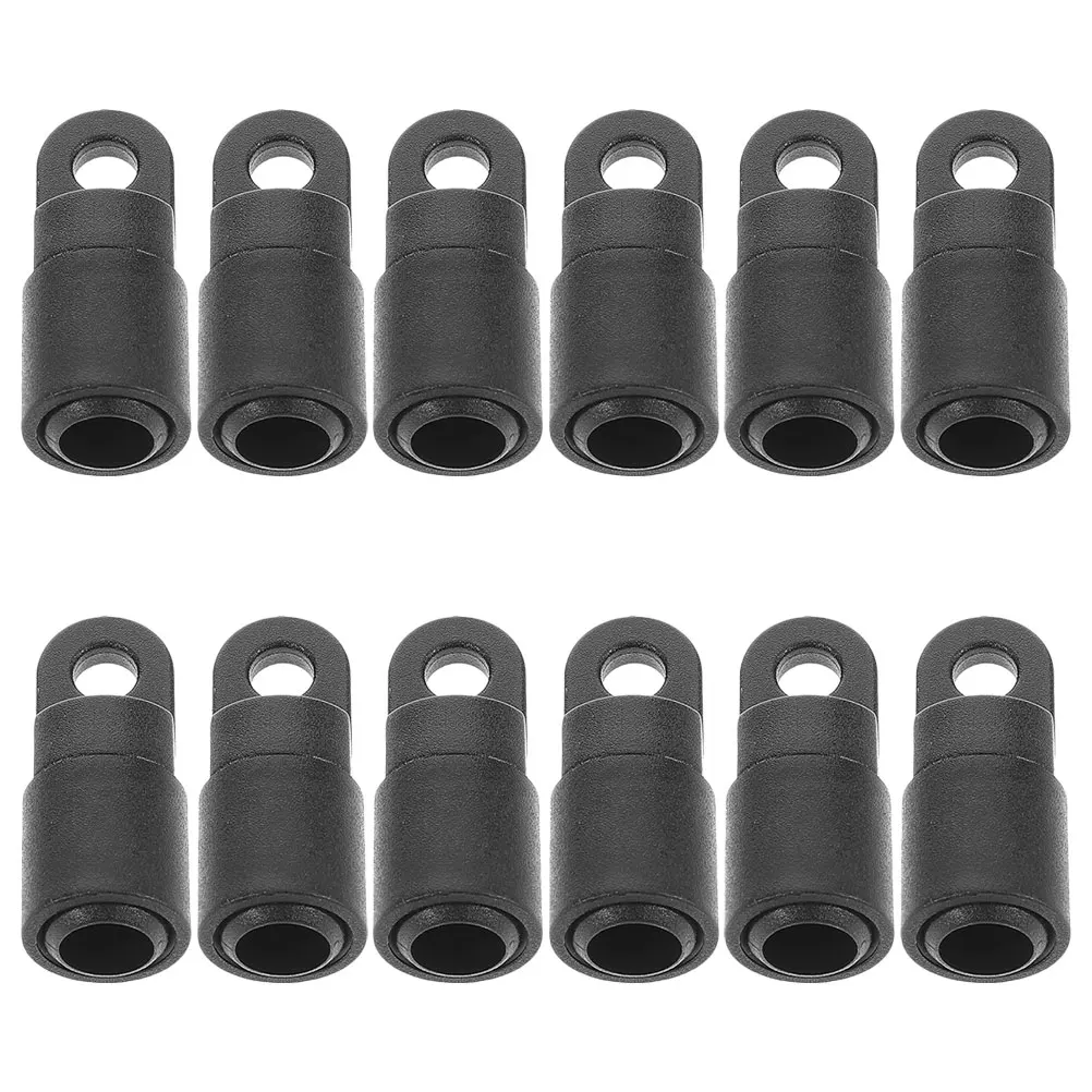 

12 Pcs Kayak Rope Buckle Cord Terminal Cruise Ship Bungee End Fasteners Durable Plastic Boat Canoe Paddle Compatibility Gloves