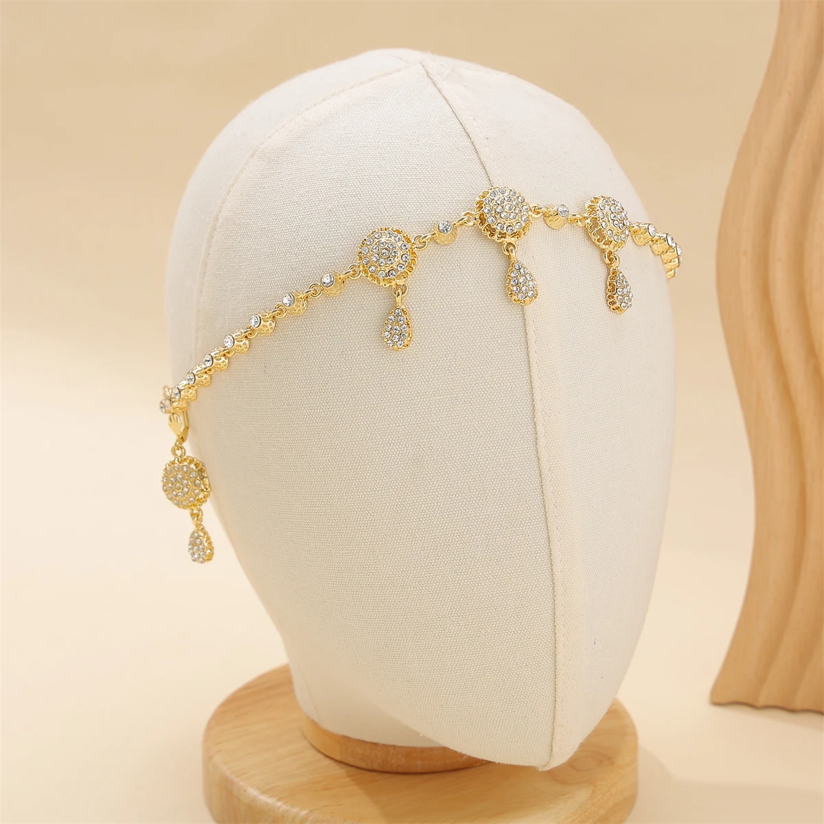 1 Set of Palace-Style Ladies' Necklace & Earring Jewelry, Arabic-Style Ladies' Wedding & Banquet Jewelry image 3