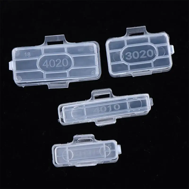 100pcs Cable Tie Label Tags Plastic Transparent Wire Marker Name Identification Holder Seal Case view 4