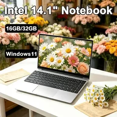 

Brand New 14.1 Inch Ultra‑Slim Portable Laptop PC with Intel N3700 CPU, 16GB RAM 2TB SSD Storage, 1920*1080, Windows 11 Pro