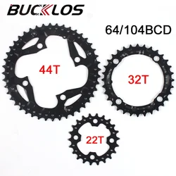 MTB Chainring 3*9S 22T 32T 44T Single/triple Bicycle Chainwheel Ultralight Mountain Bike Chainring for Shimano Crankset Part