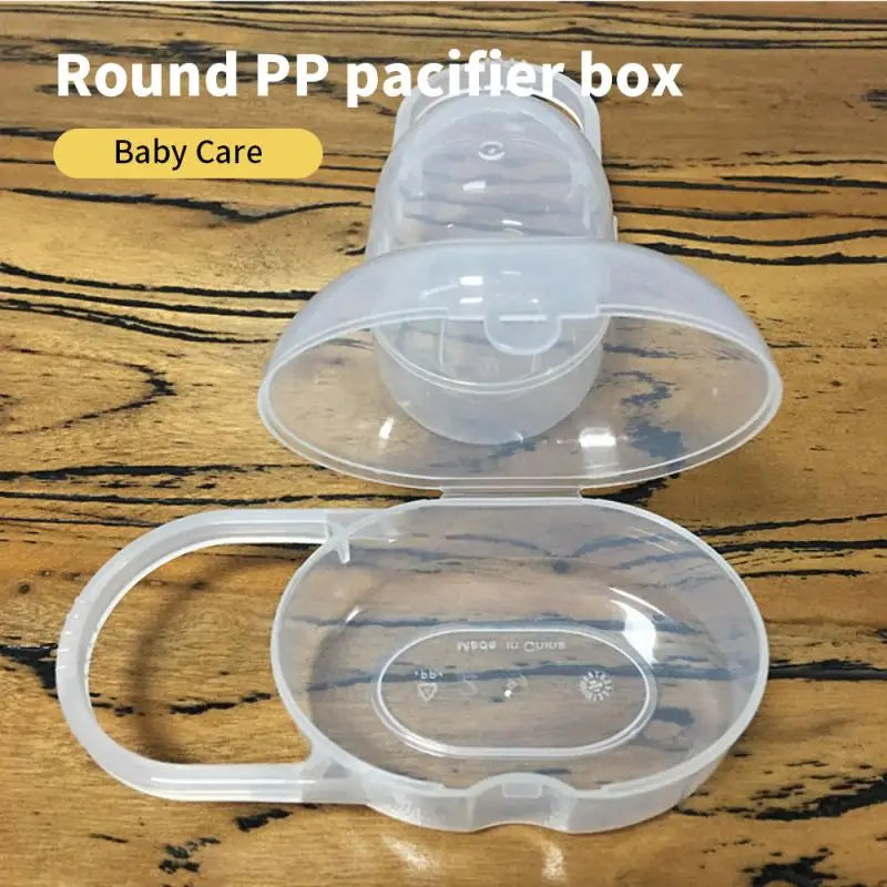 1/3PCS Baby Pacifier Box Pacifier Clip Plastic Soother Container Holder Box Travel Storage Case Holder Pacifier Storage