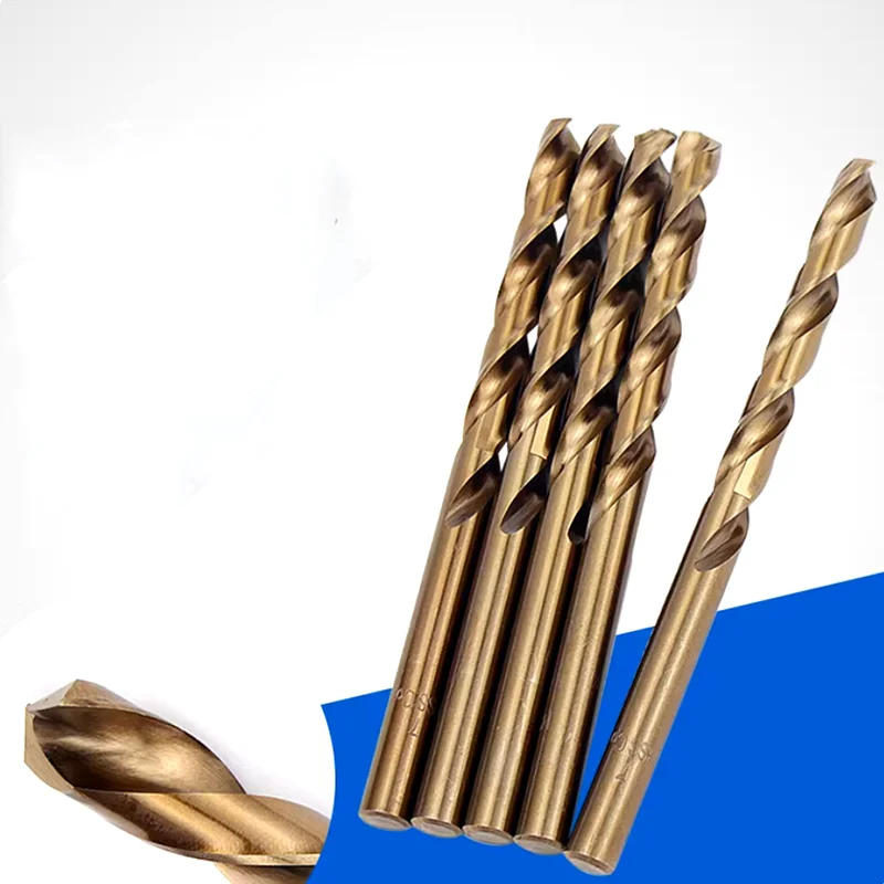 

YRFL HSS M35 Cobalt Coated Twist Drill Bit Set Core For Wood Metal Hole Cutter Stainless Steel Wood Metal Drilling