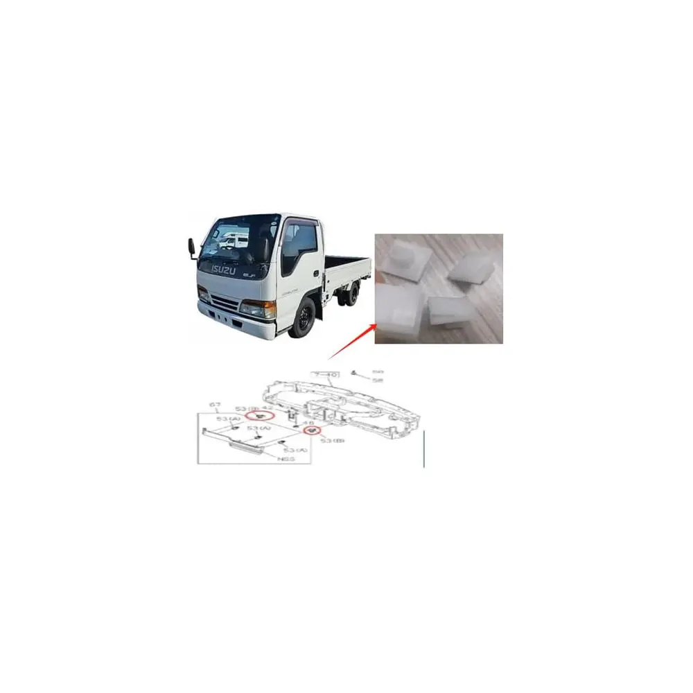 FDONG 4 Pcs Lower Dashboard Clips for ISUZU HICOM NKR NPR120 NPR66 NRR35