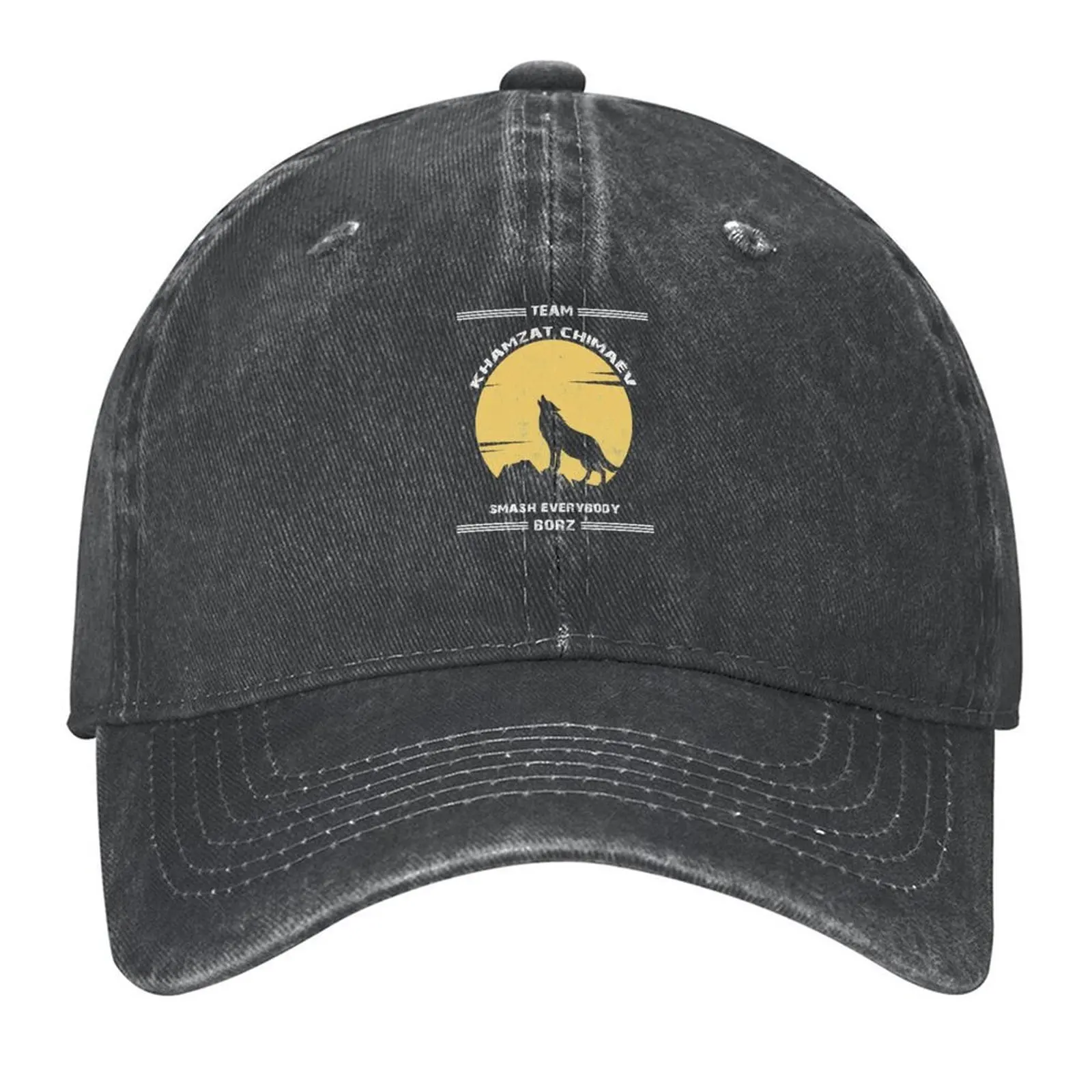

team Khamzat wolf Chimaev Baseball Cap luxury woman cap derby hat Hip Hop Winter hat Women's Beach Outlet Men's