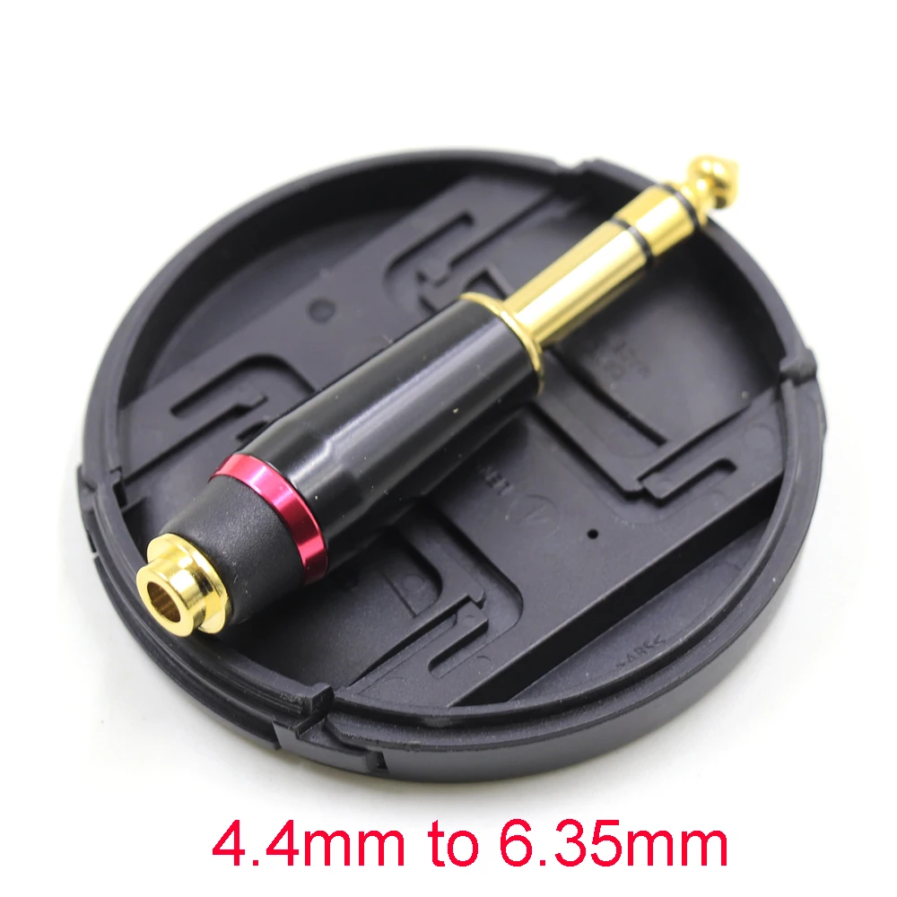 HiFi Gold Plated 2.5mm/3.5mm/4.4mm Balanced Female to 1/4 6.35mm TRS Male Adapter Converter