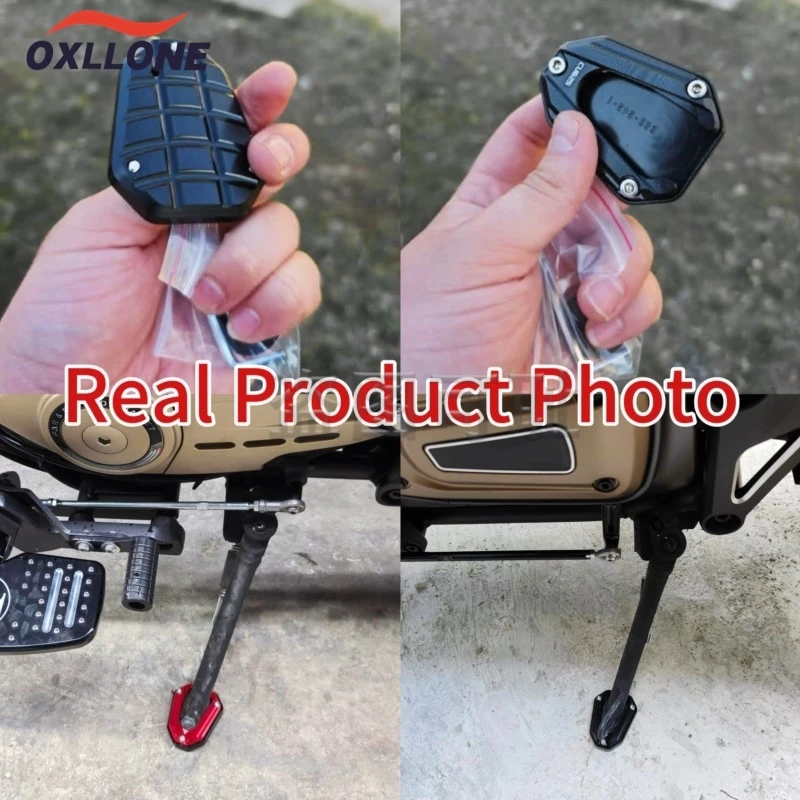 Side Stand Enlarger Pad For VOGE CU625 CU525 530 CU250 2023-2026 CU 525 625 250 Accessories Motorcycle Kickstand Extension Plate