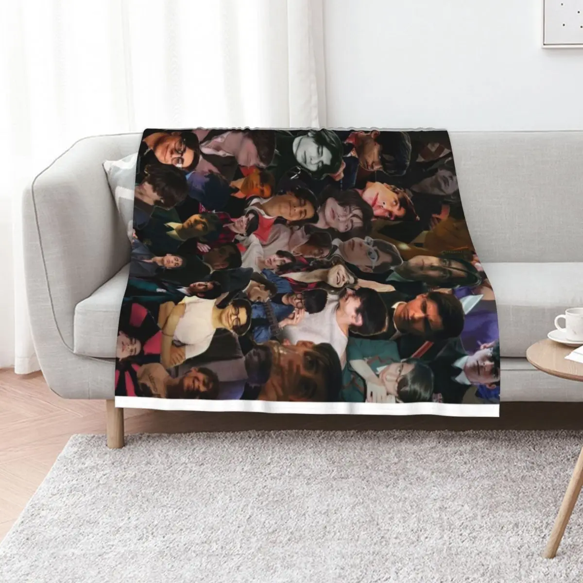 

aiden gallagher collage Throw Blanket blankets ands For Sofa Thin Nap Picnic Blankets