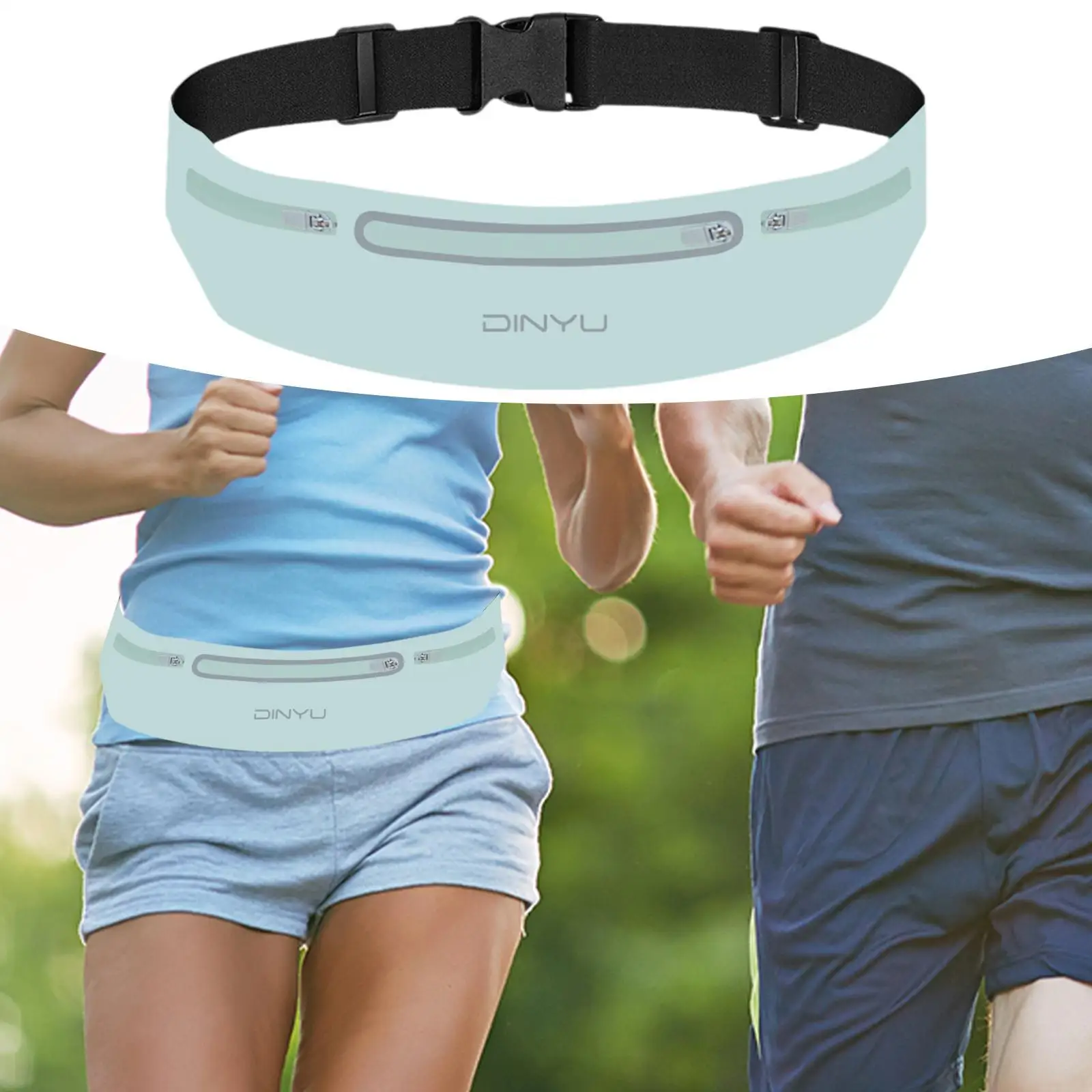 running-belt-fanny-pack-with-3-zipper-pockets-quick-release-adjustable-strap-waist-bag-for-gym-outdoor-jogging-cycling-riding