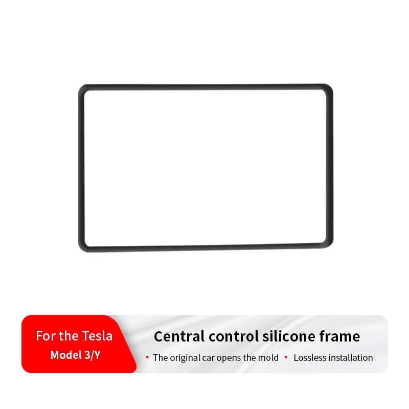 Flash de carbono adequado para tesla 2017-2026 modelo 3 y protetor de tela de navegação, protetor de tela de 15 polegadas preto
