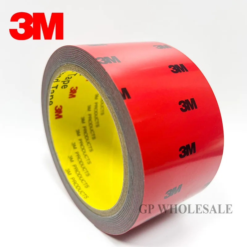 

50mm x 3Meter 3M 5108 Tape Automotive Auto Truck Car Acrylic Foam Double Sided Attachment Strong Adhesive Tape 5cm Width Gray