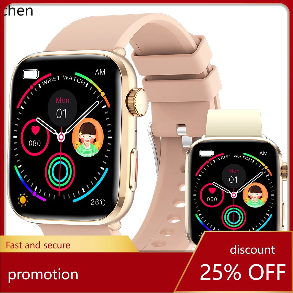 ZML new smart watch Bluetooth call heart rate blood oxygen body temperature health monitoring sports waterproof watch