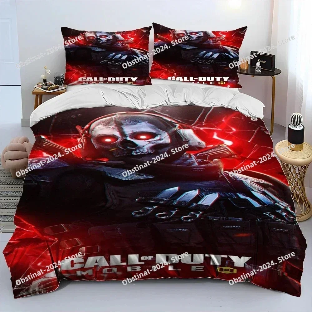 3D COD Game Call of Duty Gamer Bedding Set Print Comforter Quilt Bed Cover Duvet Cover Pillow Case 3 Pieces Sets Kids Adult Size