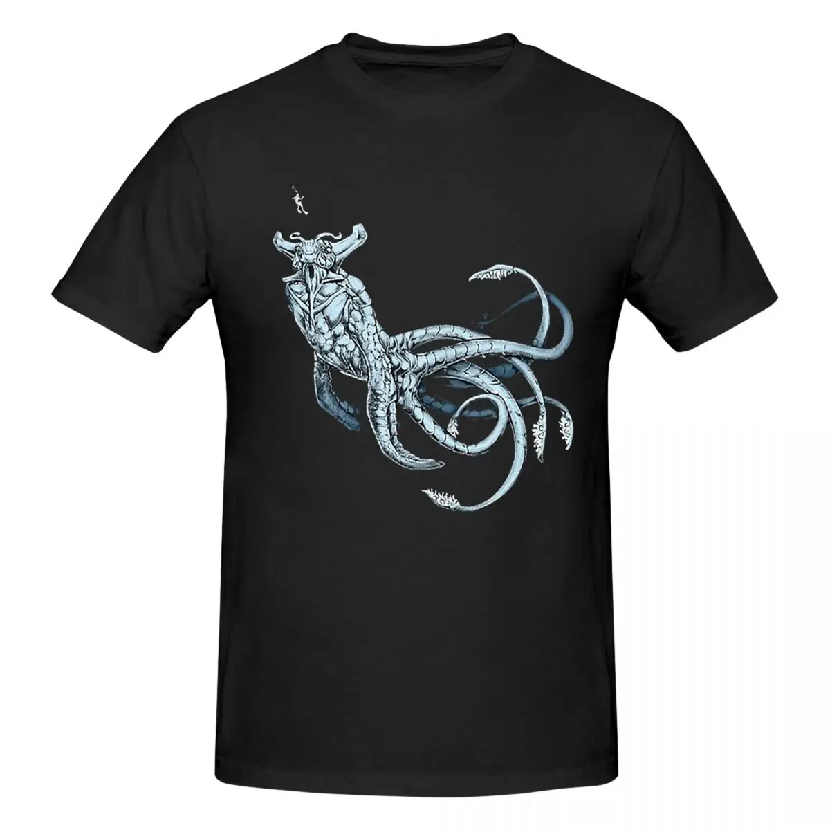 

Sea Emperor Transparent Men T-Shirt Fashion Oversized T Shirts Men's Crew Neck Cotton Tees Short Summer Male