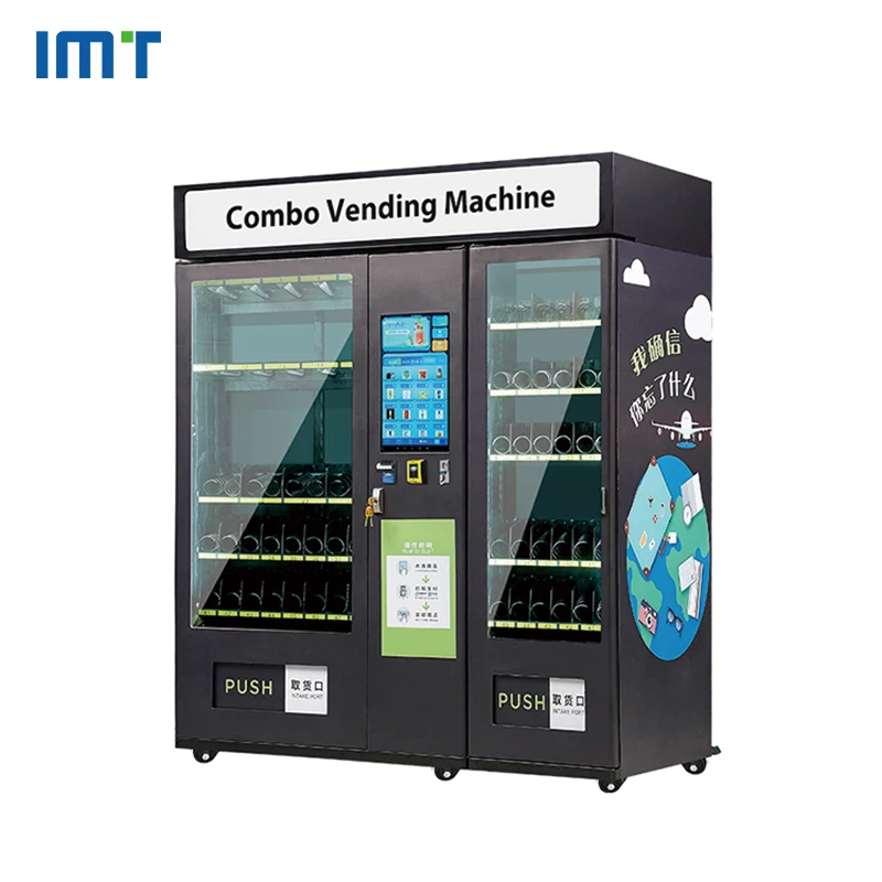 Hot Sale 24 Hour Vending Machine Snacks And Drinks Combo Vending Machine Candy Vending Machine For Foods And Drinks