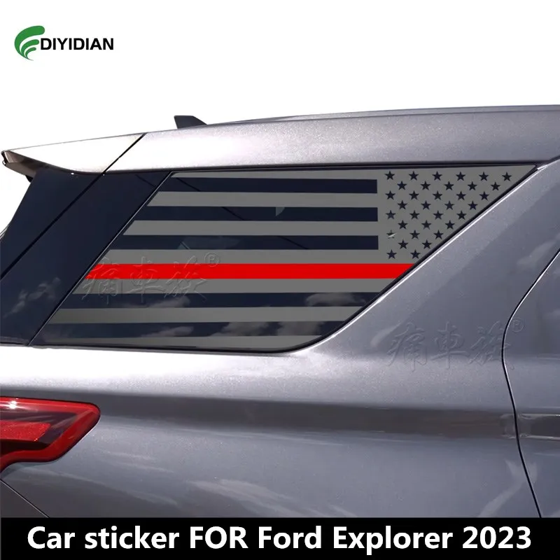 Car Stickers FOR Ford Explorer 2023 Body Trim Dedicated Window Veneer Veneer accessories