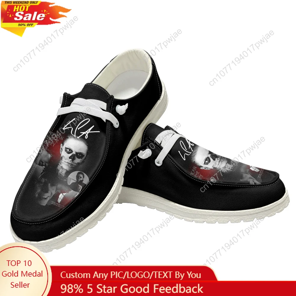 

Evan Peters Actor Casual Shoes Mens Womans Flat Shoe Breathable Outdoor Lightweight High quality Flat Casual Shoes