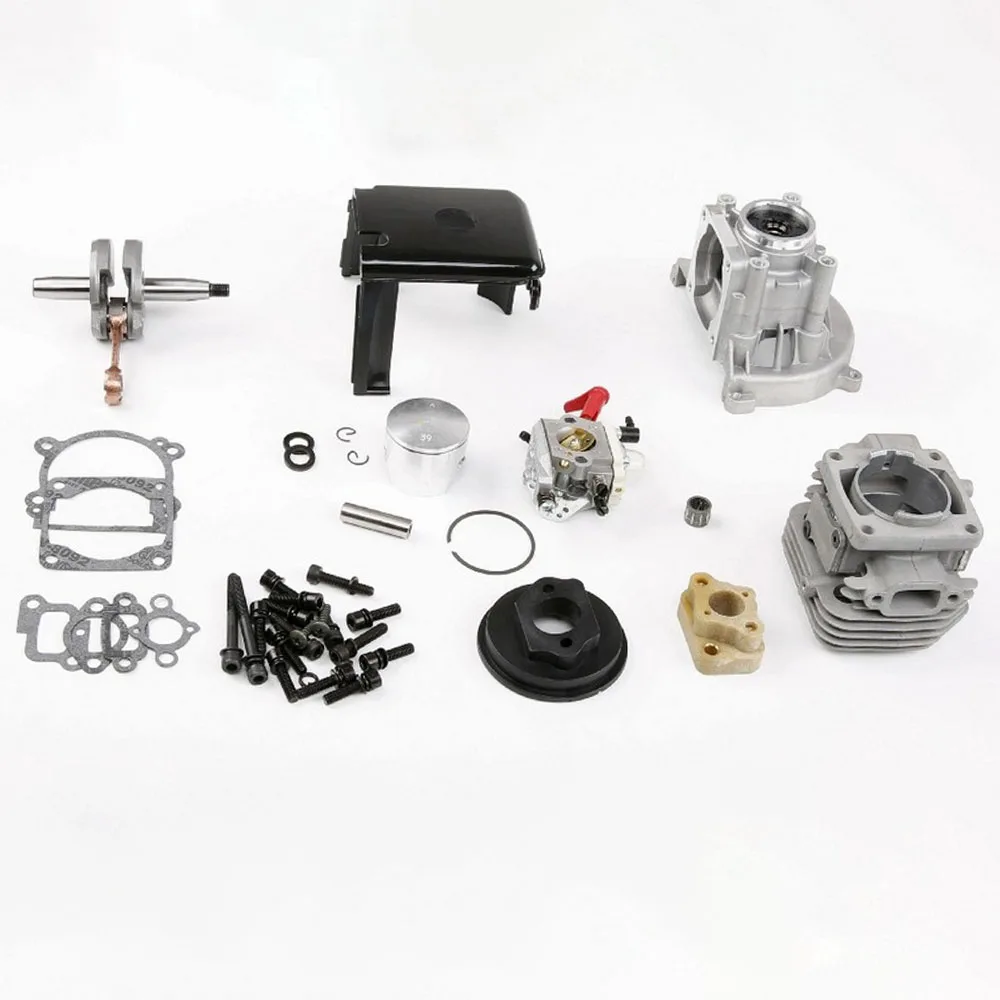 

4 Bolt 32cc Upgrade 36cc Cylinder Kit with Walbro 1170 Carburetor for 1/5 HPI ROFUN ROVAN BAJA LOSI 5IVE T Rc Car Engines Parts