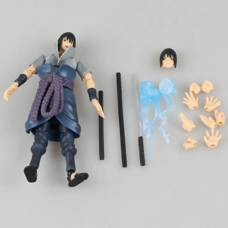 S.H.Figuarts NARUTO SHF Uchiha Sasuke Action Figure Model Toys 14cm Joint Movable Doll Creative Present For Boyfriend