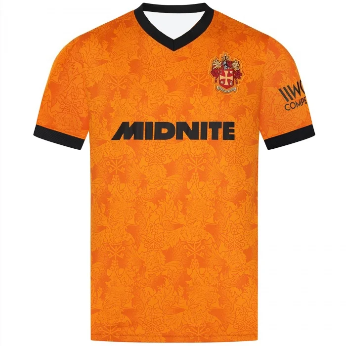 Neue Saison Wolverhampton 3D-Gedrucktes Fußballtrikot Herren Atmungsaktives Schnelltrocknendes Kurzarm-T-Shirt Familien-Partnerlook – Detail 3