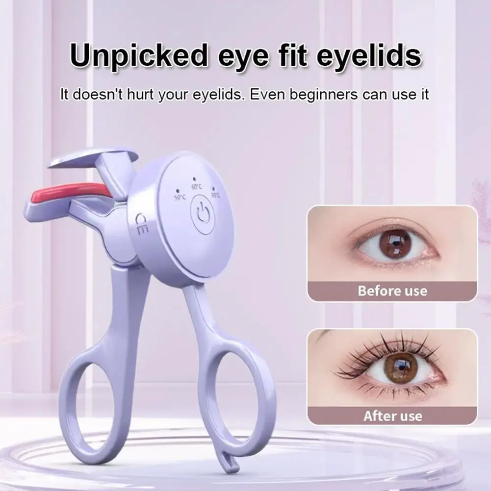 New Electric Eyelash Curler Intelligent Rechargeable Long-lasting Styling Eyelash Curler Easy And Perfect Curling All Day Long
