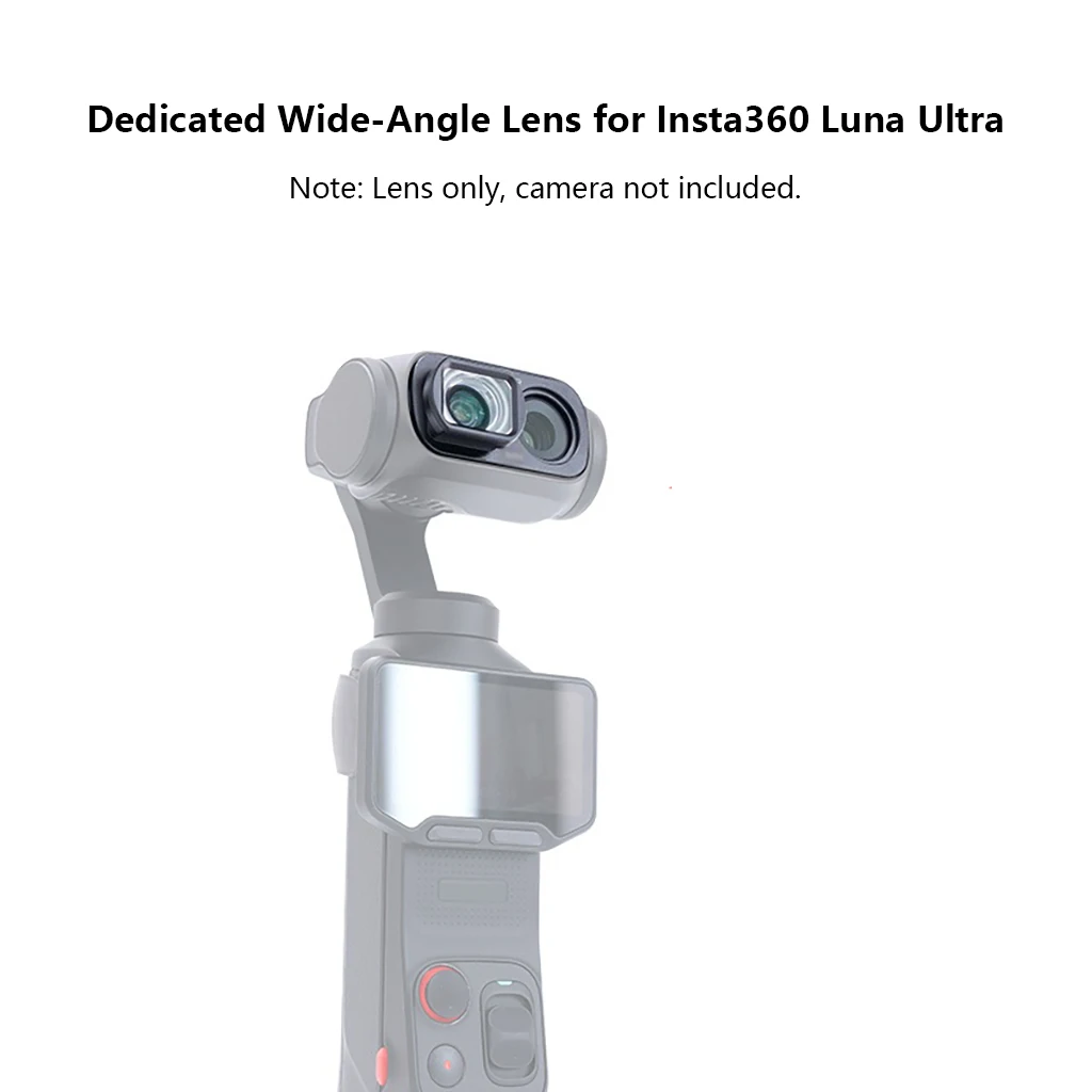 0,75-fach-Weitwinkelobjektiv für Insta360 Luna PRO Ultra, 108 Grad, HD, optisches Glas, magnetische Halterung, ölbeständig, für Luna Ultra-Kamera. – Detail 9