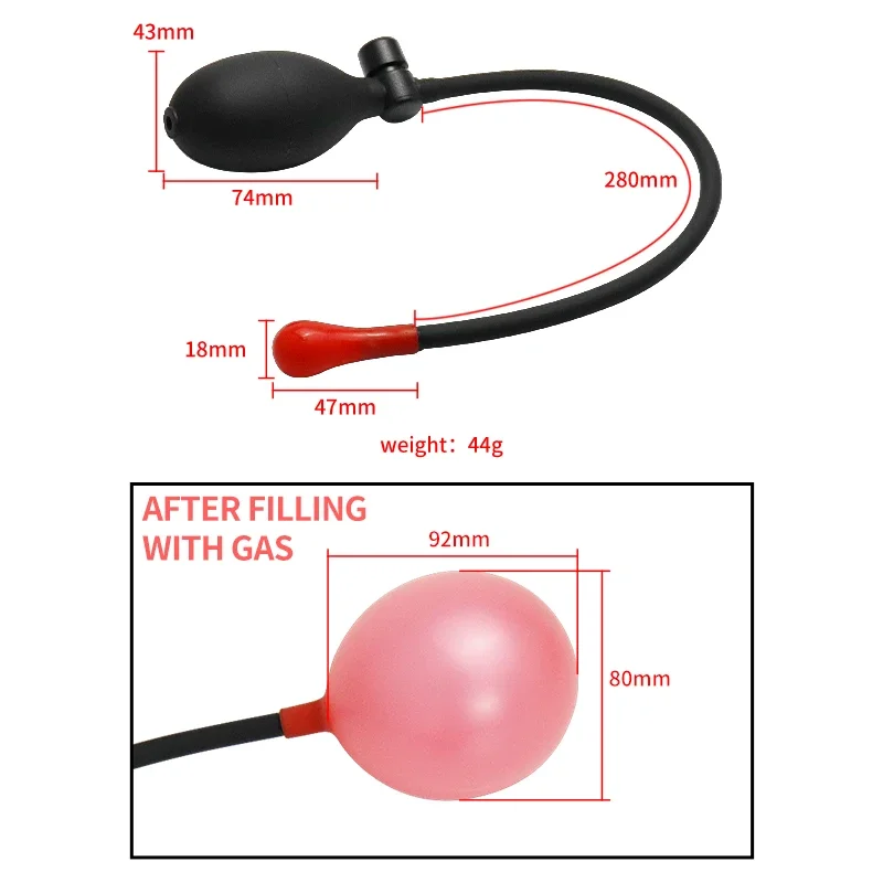 Big Inflatable Anal Plug Pump Dilators But Plug For Women Anal​ Expander Stretcher Training Kit Adult Sexy Toys For Men Gay 18