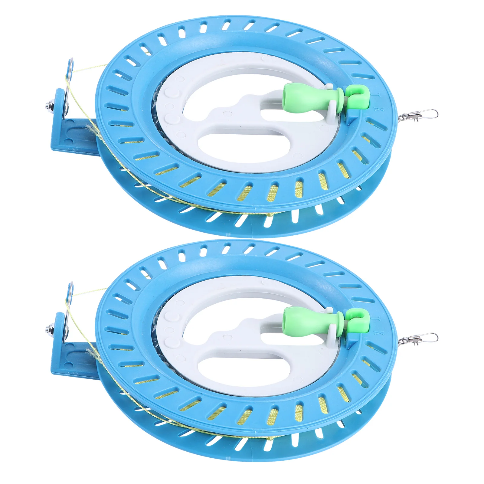 

2 шт. катушка для воздушного змея, игрушечная леска, обмотка, запираемое ручное колесо, веревка, летающий инструмент, вилка из АБС-пластика