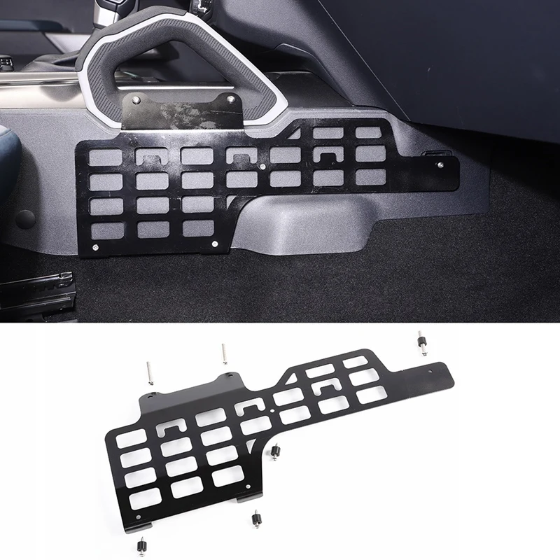 

Center Console Molle Panel For 2021 2022 Ford Bronco Accessories Gear Shift Mount Panels Tools Holder Storage Rack