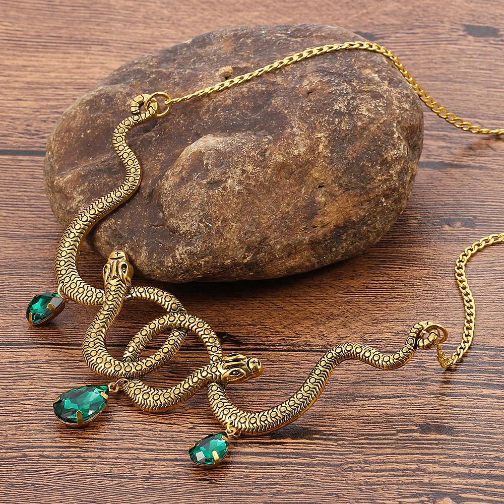 Kalung Kepribadian Ular Vintag - Men'S Accessories Jewelry ulasan dan harga
