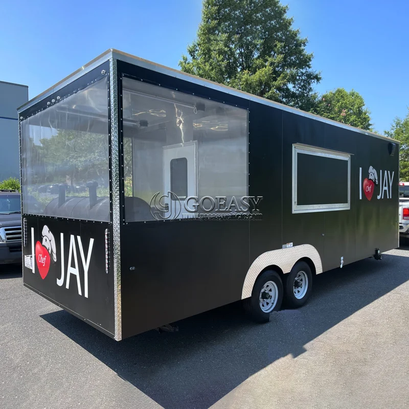 Mobile Kitchen Food Trailer with Commercial Grade Appliances for Festival Vendors Catering Business