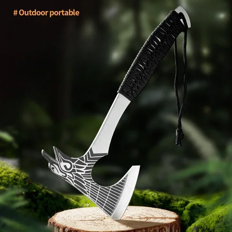 

Outdoor Multifunctional Hand Axe Portable Car Rescue Chopping Axe Camping Self-defense EDC Axe