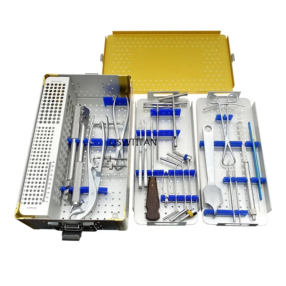 Orthopedic Lower Limb Large Fragment Instruments Kit Pet Orthopedic Surgical Instruments Set