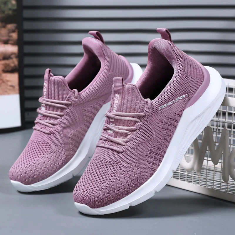 2023 Spring and Autumn Mother Sports Shoes Middle-aged Walking Shoes Old Beijing Cloth Shoes Non-slip Light Soft Sole