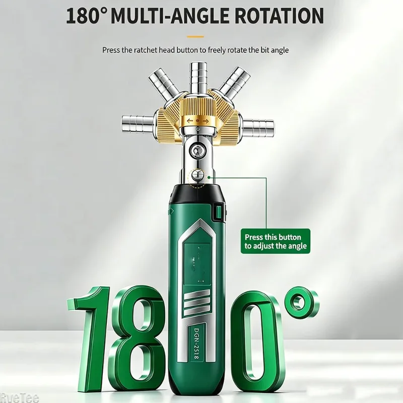 14‑in‑1 Multi‑Function Rotary Ratchet Screwdriver Set Magnetic Bits Portable Hand Tool for Home DIY Repair