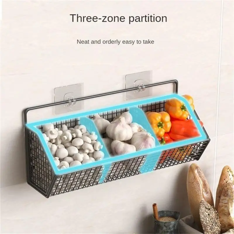 

Small Hanging Basket Easy Installation Strong Save Space Kitchen Storage Easy To Install Storage Rack Seasoning Rack Scallion