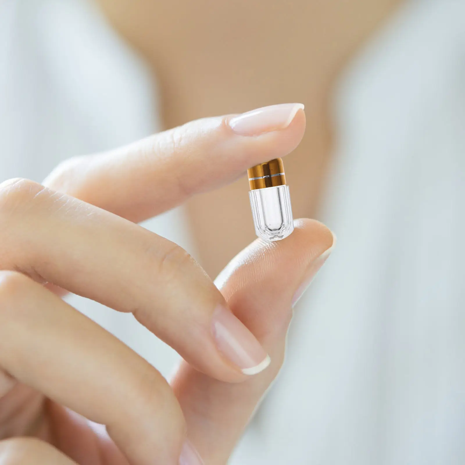 20pcs Capsule Bottle Small Pill Bottles Empty Tablet Bottle For Travel Medicine Organizer Refillable Vials Portable Pill