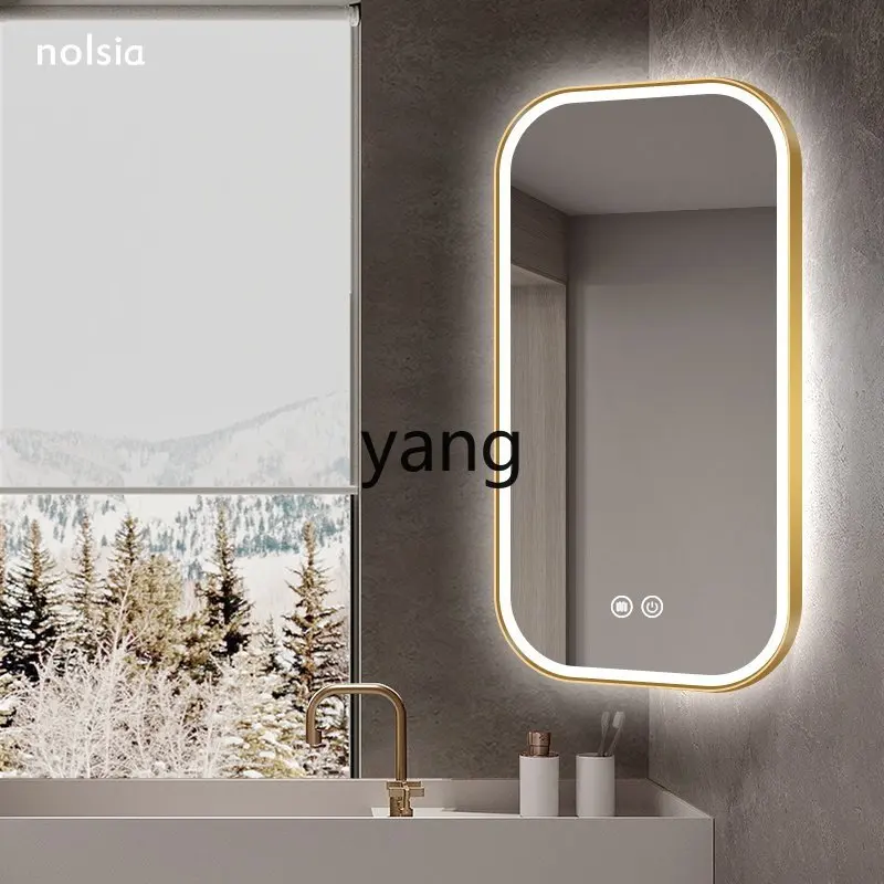 LH rotatable bathroom mirror wall hanging corner foldable small apartment bathroom feng shui mirror