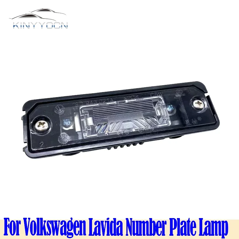 For Volkswagen VW Lavida  2008 09 10 11 Rear License Plate Light Assembly Rear Bumper Car Number Plate Led Light Lamp